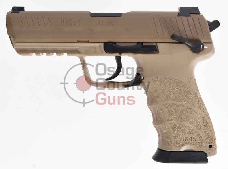 Heckler & Koch HK45,V1,RAL7006 FRAME FDE SLIDE, 2-10RD MAGS