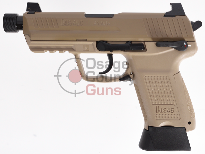 Heckler & Koch HK45C,TAC V1,RAL7006 FRAME FDE SLIDE, 2-10RDMAGS