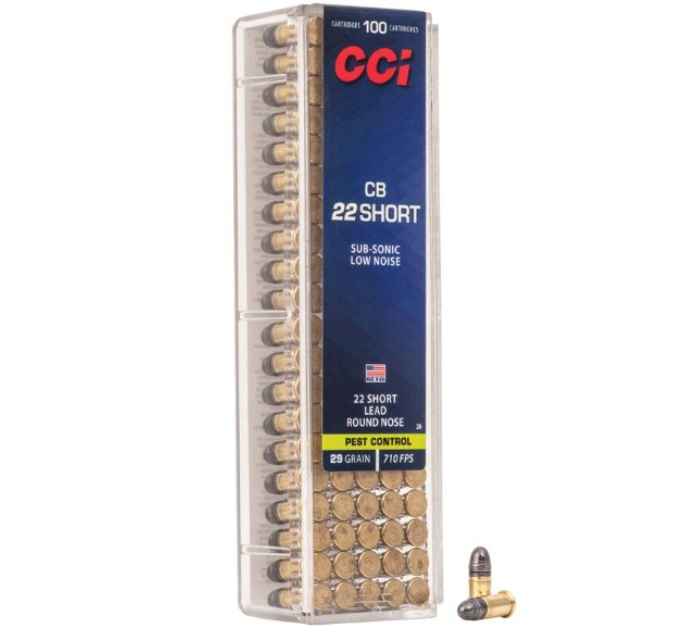 CCI CB Sub-Sonic .22 Short, 22gr, LRN, 100rd
