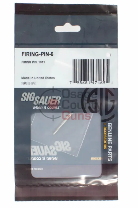 Sig Sauer 1911 Firing Pin