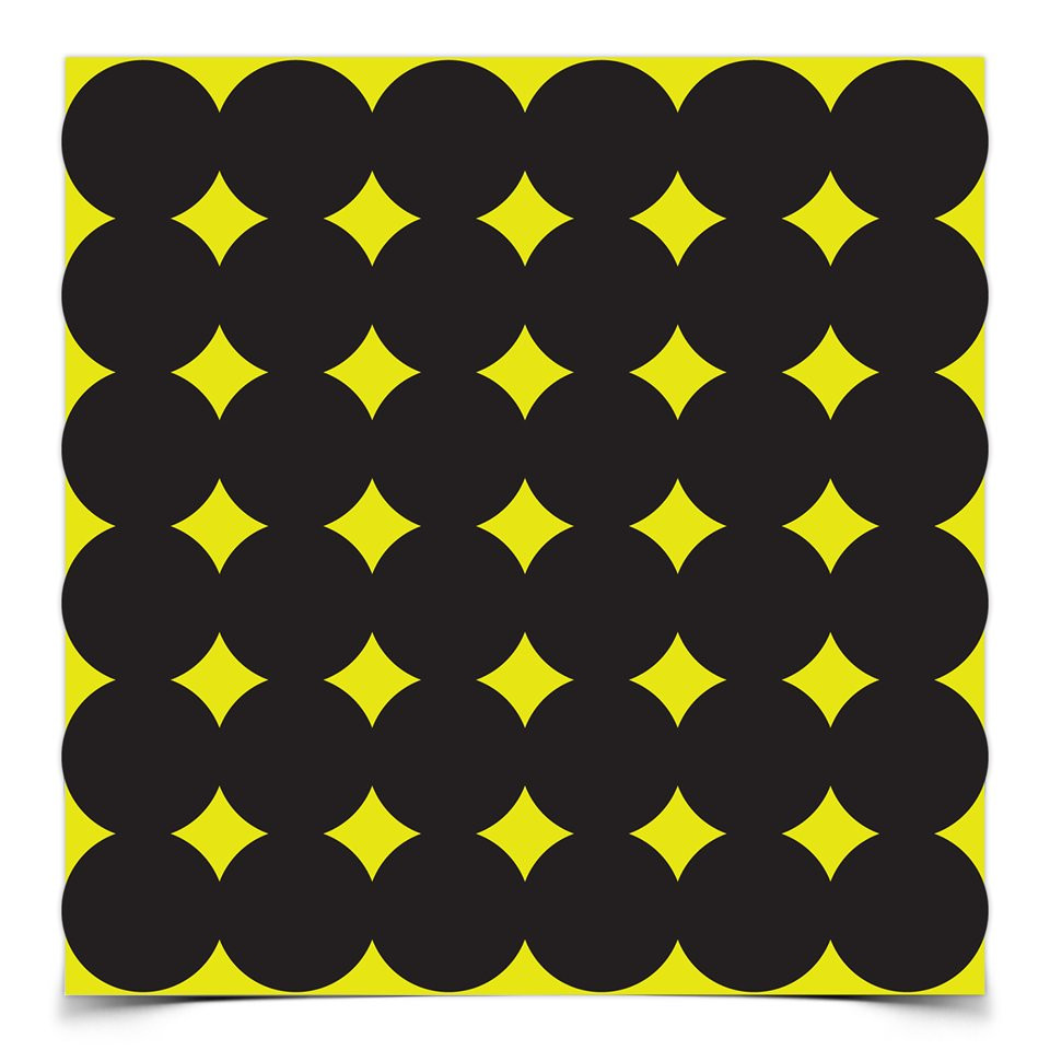 Birchwood Casey Shoot-N-C 1in Black Pasters/Targets - 432