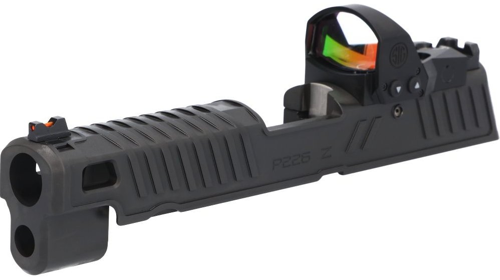 Sig Sauer P226 Zev 9mm Slide Assembly w/Romeo1 Pro, Black