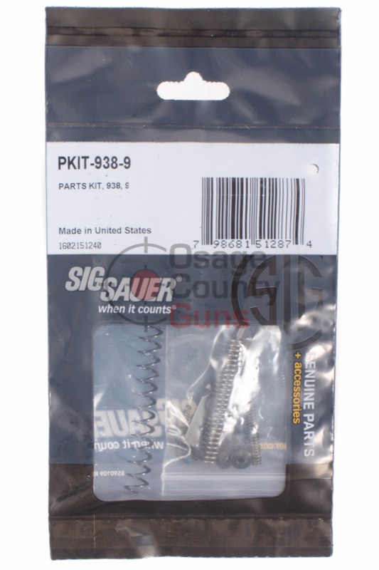 Sig Sauer P938 9mm Parts Kit