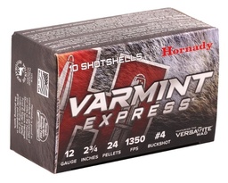 [86243] Hornady Ammo #4 Buckshot, 2-3/4", 12ga, 10rd