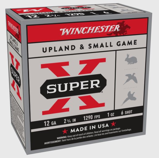 Winchester 12 GAUGE 2-3/4 #6 shot  1 0z Game, 25rd box