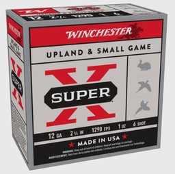 [XU126] Winchester 12 GAUGE 2-3/4 #6 shot  1 0z Game, 25rd box