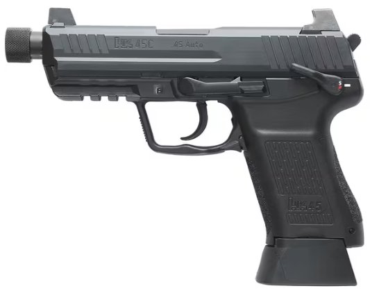 Heckler & Koch HK45C Tactical V1, 45 ACP, 4.57" BBL Threaded, 2x10 Rds
