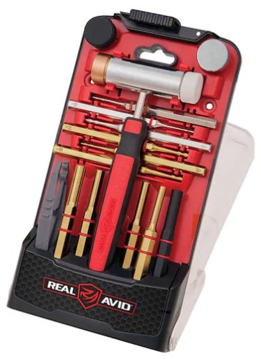 Real Avid Accu-Punch Hammer with Brass & Steel Pin Punches