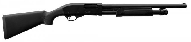 EAA AKKAR 612 Pump Action, Black Synthetic Stock, 12ga, 18" BBL, 3" Chamber, 5rd