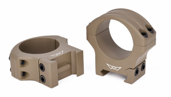 Warne HyperLite Dark Earth Scope Rings, 30mm, High