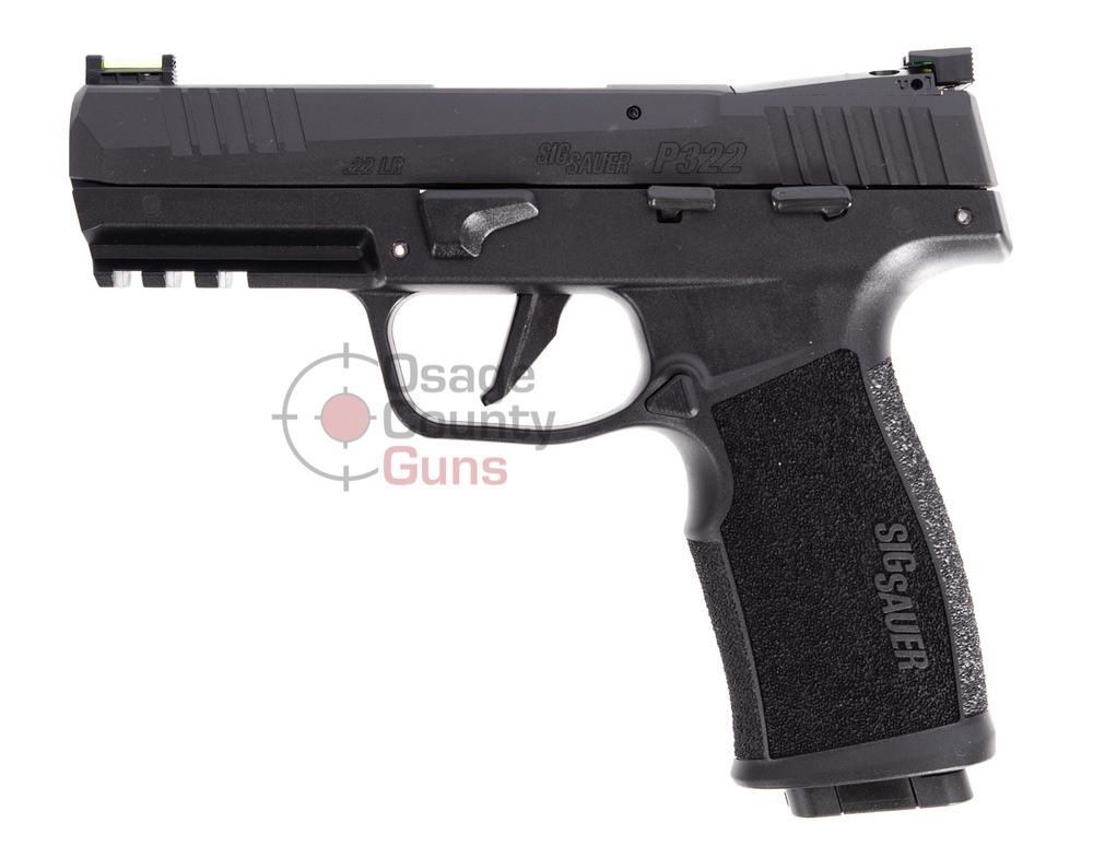 Sig Sauer P322 CA Compliant, .22 LR, 4" BBL, 2x10 Rds