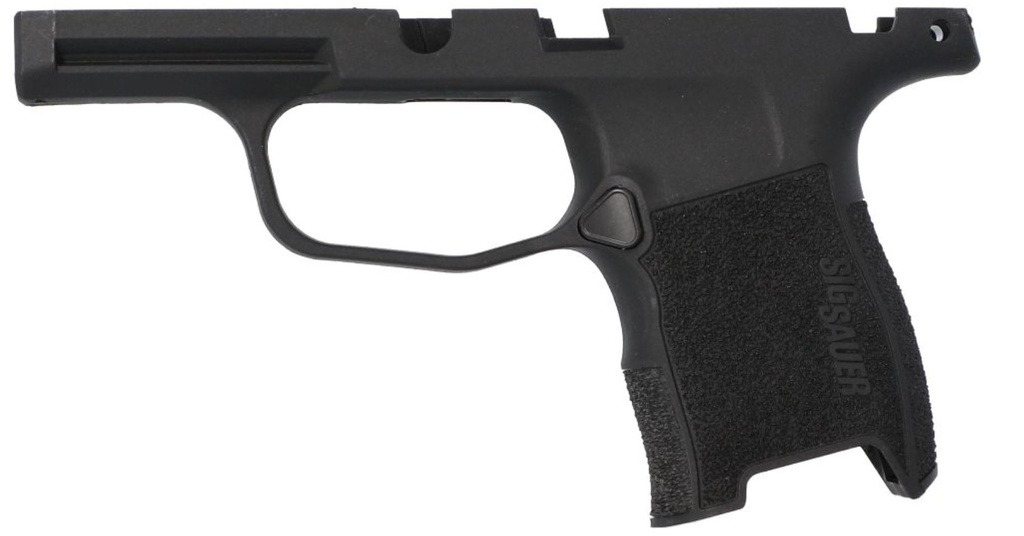 SIG GRIP MODULE ASSY, P365, 9MM, CA, MANUAL SAFETY, BLK
