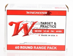 [USA308VP] Winchester USA .308 Win, FMJ, 147gr, 60rd
