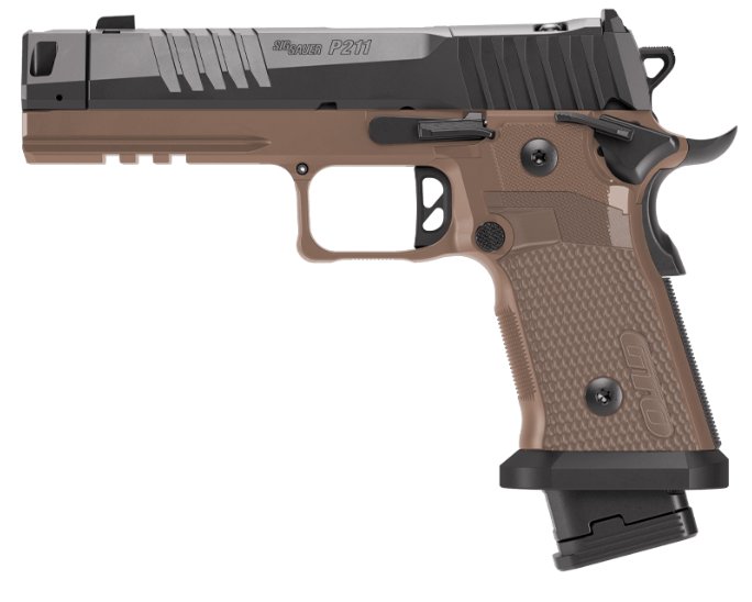 Sig Sauer P211 GTO Combat, 9mm, 4.4", 21rd/23rd