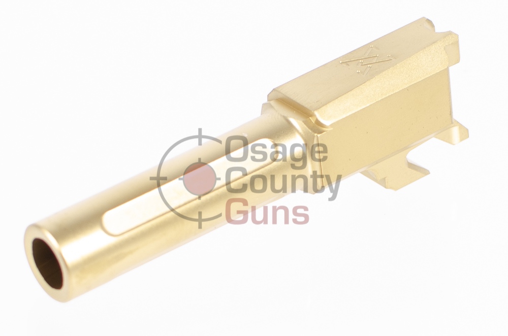 True Precision Springfield Hellcat Non-Threaded Barrel - Gold TiN