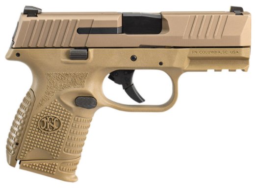 FN 509 Compact NMS FDE/FDE, 9mm, 3.7" BBL, 1:10" Twist, 12rd/15rd
