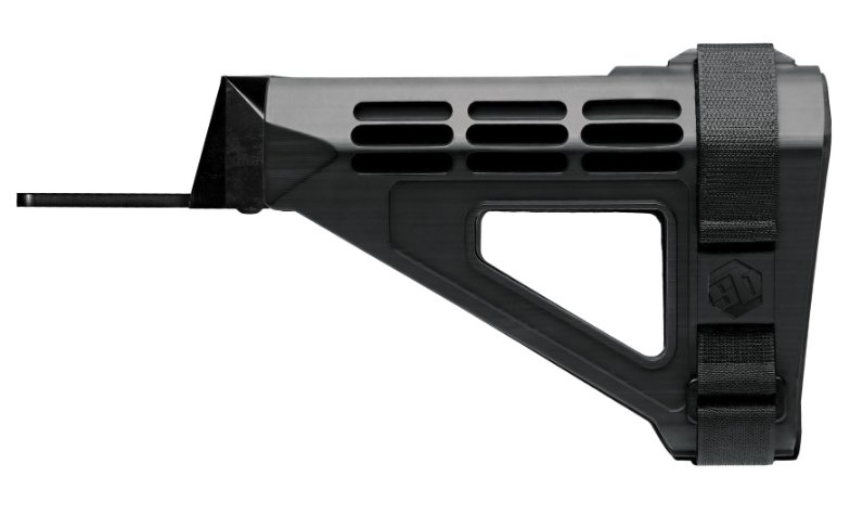 SB Tactical SBM47 BRACE, BLK, SBT LOGO, AK ADAPTER