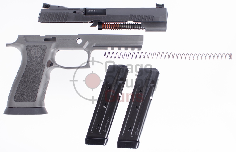 Sig Sauer P320 X-Five TXG Caliber Exchange Kit, 9mm, 5" BBL Bull Barrel, 2x17rd