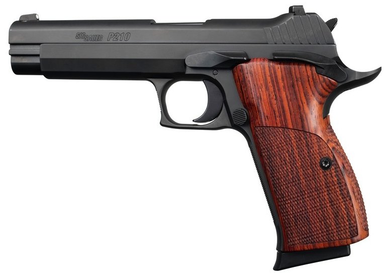 Hogue Grip Sig Sauer P210 American Non-Ambi - Cocobolo - Checkered
