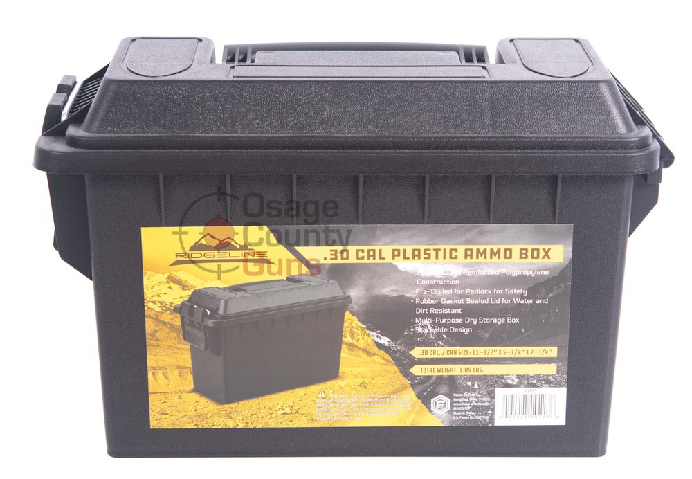 Ridgeline .50 Cal Plastic Ammo Box, Dark Earth