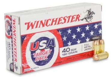 Winchester USA FMJ - .40 S&W - 180gr - 50rd