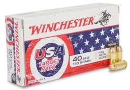 [USA4238] Winchester USA FMJ - .40 S&W - 180gr - 50rd