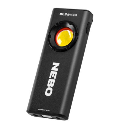 Alliance Consumer Group  NEBO SLIM+ 1200 Rechargeable Pocket Light w/Laser Pointer & Power Bank