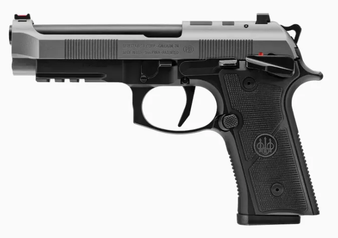 92XI SAO, Black w/Silver Cerakote Slide, 9mm, 4.7" BBL, 2x15 Rds