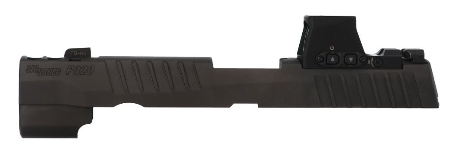 Sig Sauer P320 Integrated Comp Slide, 3.9", 9mm, ROMEO-X PRO, Black