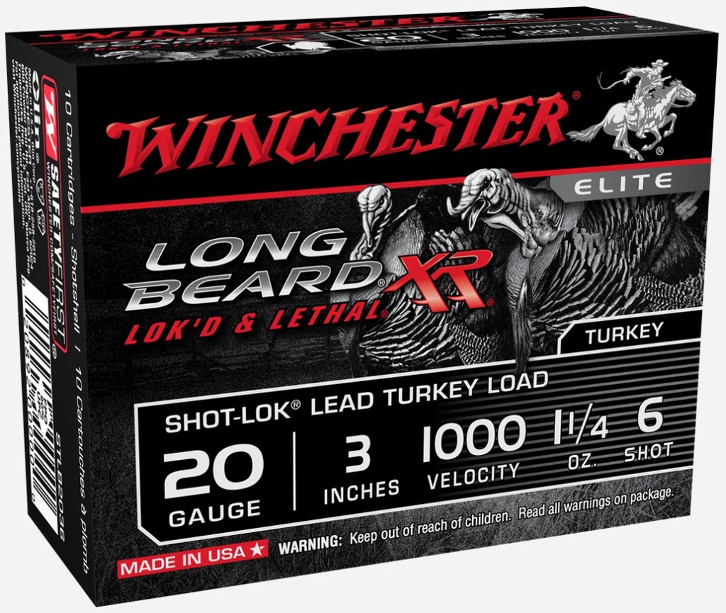 Winchester Long Beard XR - 20ga - 3" - 1-1/4oz Shot-Lok w/ Plated Lead - 10rd
