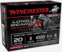 [STLB2036] Winchester Long Beard XR - 20ga - 3" - 1-1/4oz Shot-Lok w/ Plated Lead - 10rd