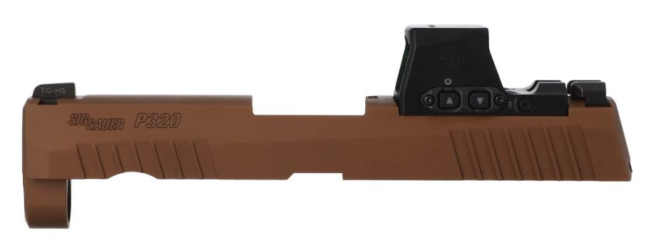 Sig Sauer P320 Carry/Compact Slide w/ROMEO-X Pro - 9mm - Coyote Brown