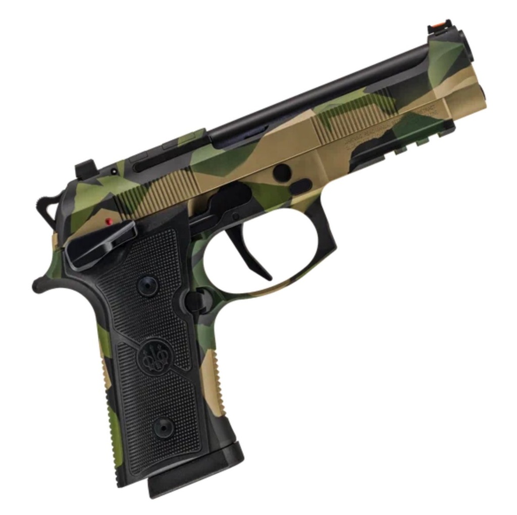 Beretta 92XI SAO Full Size, Splinter Camo, 9mm, 4.7" BBL, 2x15 Rds