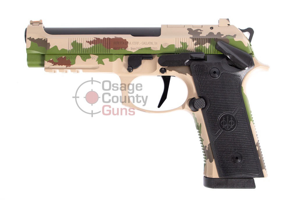 Beretta 92XI SAO Vegetato Camo, 9mm, 4.7" BBL, 15 Rds