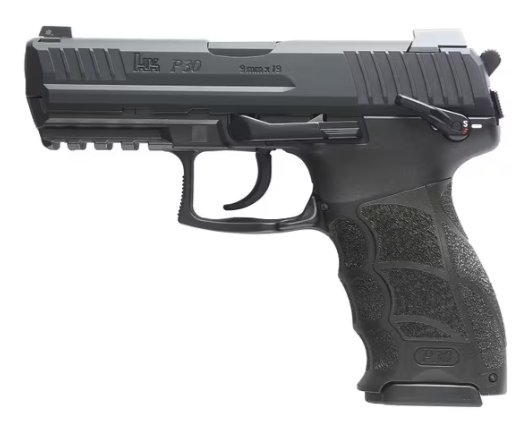 Heckler & Koch P30S V3, 9mm, 3.85" BBL, 17/20 Rds