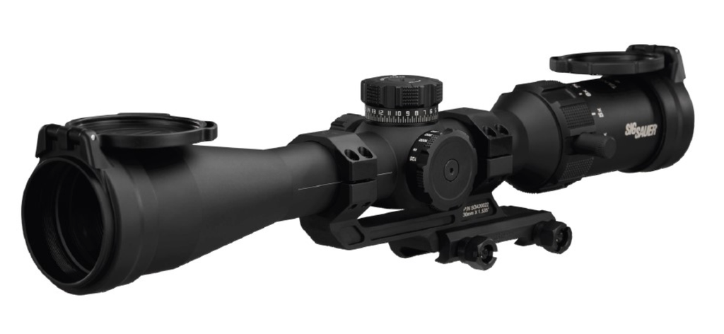 SIG TANGO-SPR SCOPE, 4-16X44MM, 30MM, SFP, MOA RETICLE, SIDE FOCUS, 0.25 MOA ADJ, BLACK W/ 1.535 MOUNT