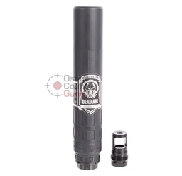 [NOMAX33XEMAXBLK] Dead Air Nomax 33 Black .33 Cal Silencer w/Xemax Adapter & Muzzle Brake