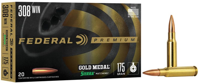 Federal Gold Medal Sierra Matchking - 175 - .308 Win - 20rd