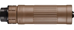 [LZ6XNFDE] Dead Air Lazarus 6 FDE 5.56mm - 6MM GMS Silencer w/ Xeno Adapter & Flash Hider