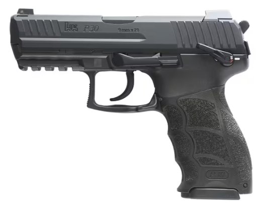 Heckler & Koch P30S V3, 9mm, 3.85" BBL, 2x15 Rds