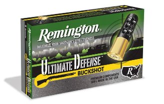 Remington Ultimate Defense Buck Shot, 20 Ga, 2-3/4", 3 Shot, 5 Rds