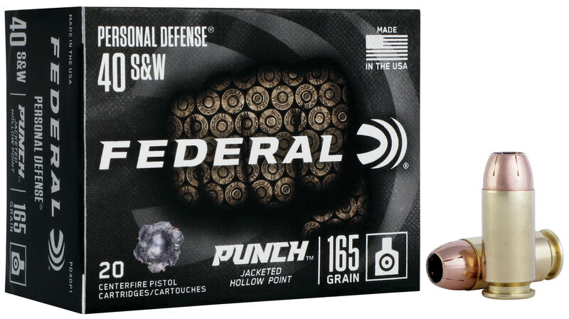 Federal PUNCH Personal Defense - 165gr - 40 S&W - 20rds