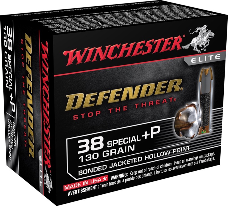Winchester Defender, .38 Spl +P, 130gr, HP, 20rds