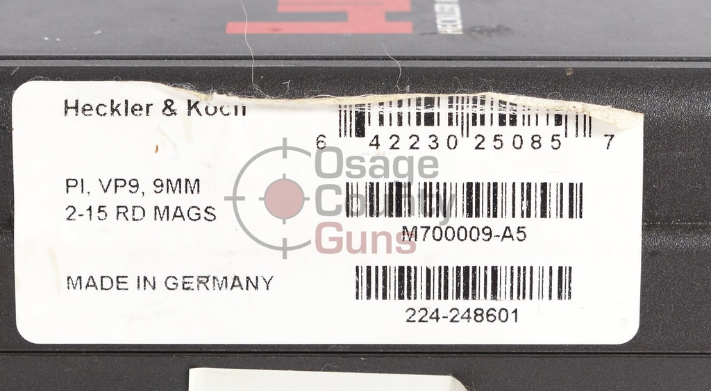 H&K VP9 9mm, Threaded Barrel / Comp / Magwell