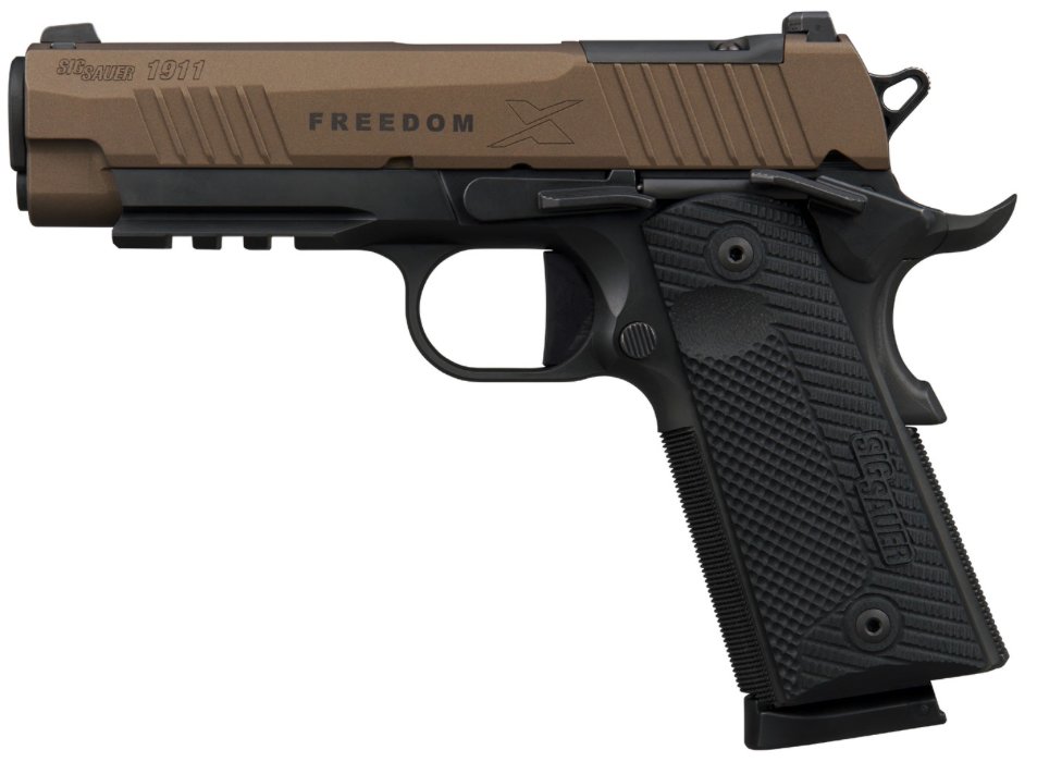 Sig Sauer 1911 X-Series 2-Tone Bronze, .45 ACP, 4.2", 8rd, Optic Ready