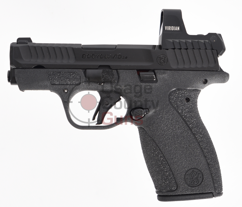 S&W Bodyguard 2.0 NTS with Viridian RFX1 Green Dot, .380 ACP, No Safety, 10 & 12rd — 14786