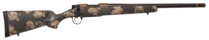 Christensen Arms Ridgeline FFT Burnt Bronze  - 308 Win - 20 In - Carbon Fiber Brl - Burnt Brz Cerakote Rec - Carbon w/Green & Tan  Stk