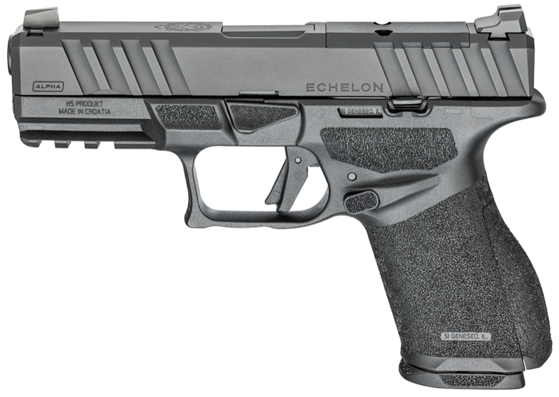 Springfield Echelon Alpha 4.0C 9mm 4" 15+1, Optics Ready, Black — ECA9409B