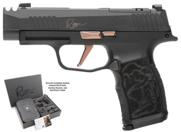[365XL-9-ROSE] SIG P365, 9MM, 3.1IN, ROSE, BLK, STRIKER, X-RAY 3, POLYMER GRIP, (2) 12RD MAG, OPTIC READY, COMP