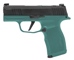 [365X-9-BXR3-BB] SIG Sauer P365X Bahama Breeze 9mm Teal/Blk Optic Ready (2) 12rd — 365X-9-BXR3-BB